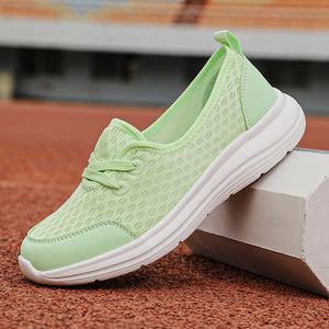Women's mesh breathable soft sole comfort walking loafers for summer