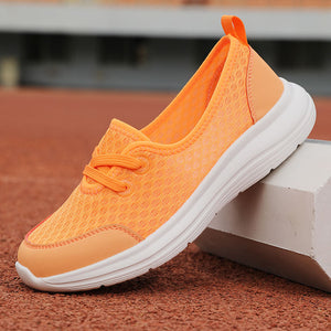 Women's mesh breathable soft sole comfort walking loafers for summer