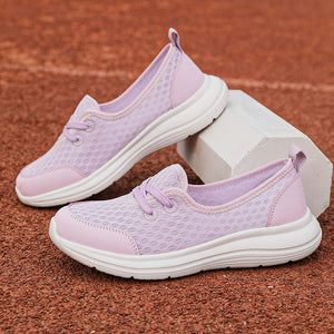 Women's mesh breathable soft sole comfort walking loafers for summer
