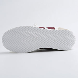 Women’s Retro Lace-Up Sneakers – Striped Casual Low-Top Shoes