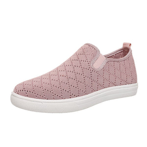 Women's stretch knit platform sneakers