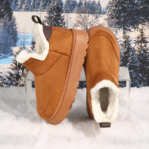 Women's thicken plush lined warm snow boots anti-skid