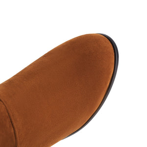 Women's vintage fall winter knee high dress boots