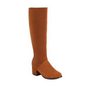Women's vintage fall winter knee high dress boots