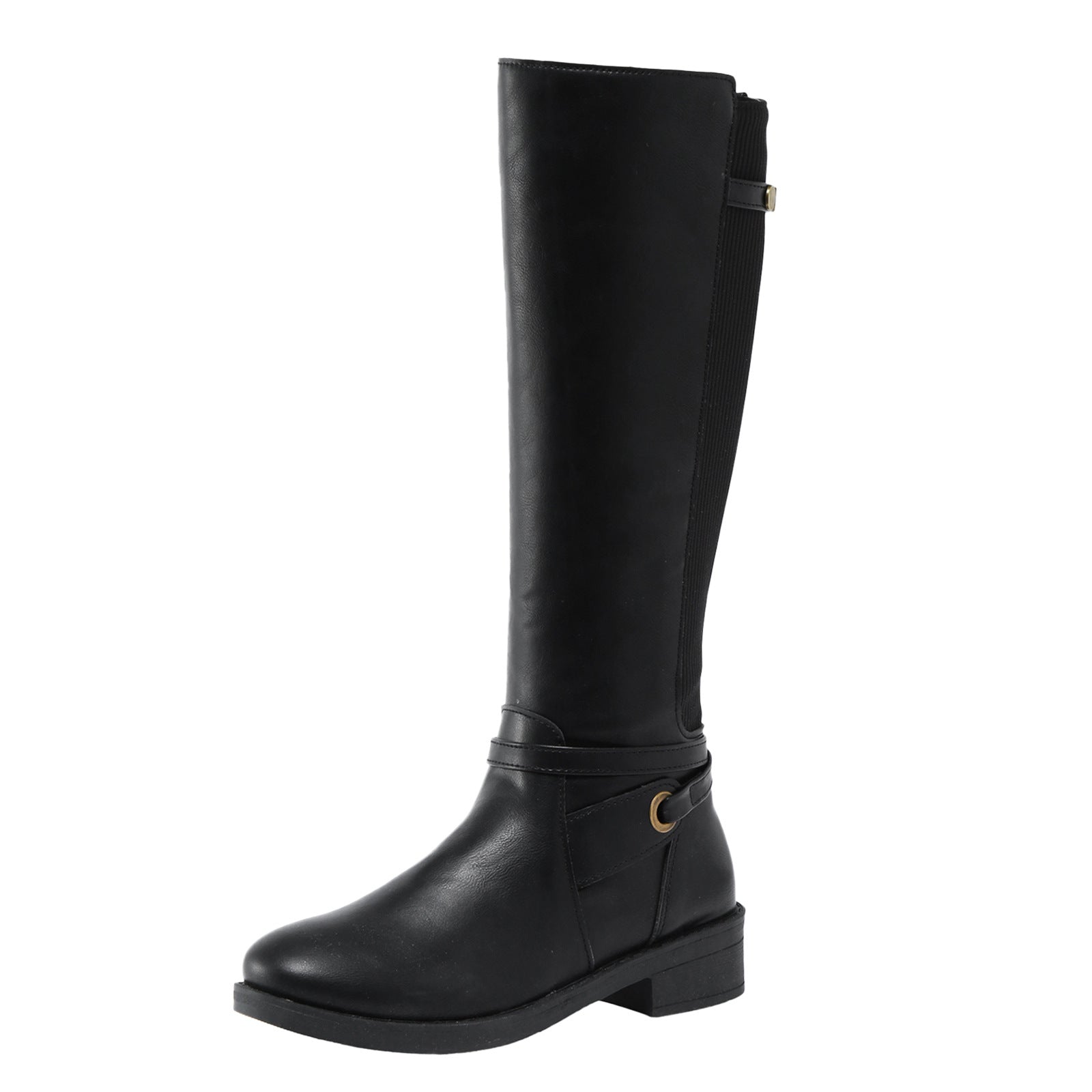 Women's vintage knee high rinding boots