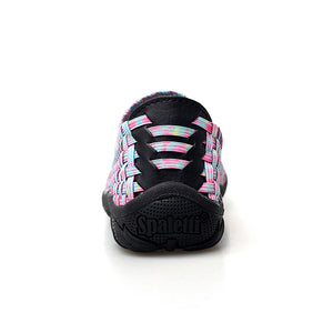 Women's woven elastic Mary Jane sneakers flats