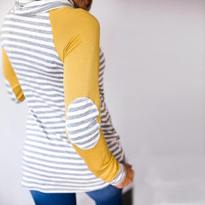 Fashion Stripe Print Sweatshirt - GetComfyShoes