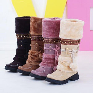 Thickened Fur Winter Warm Martin Boots