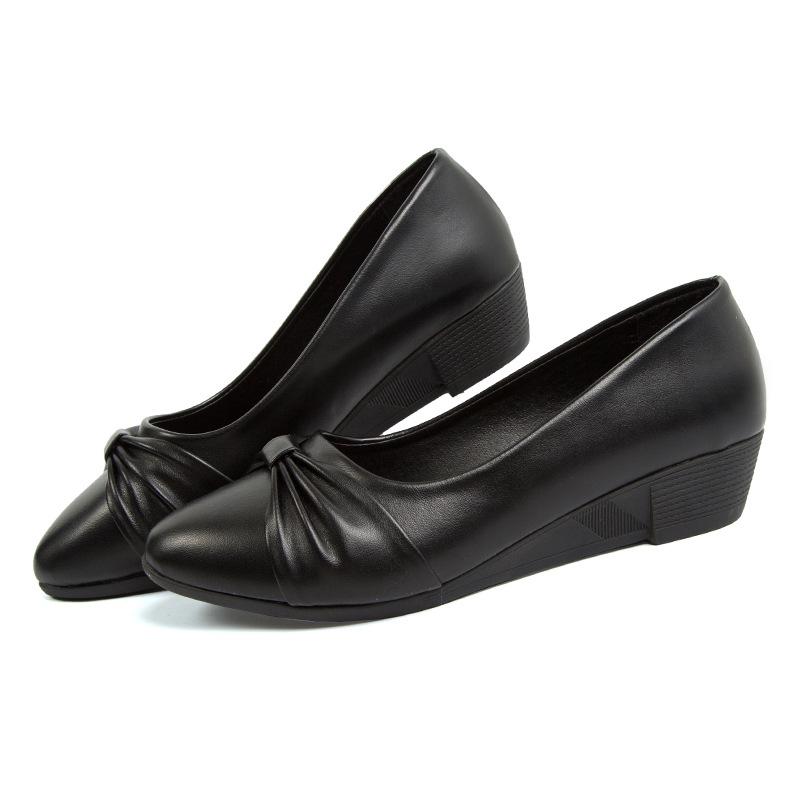 Women fashion casual shallow bowknot slip on loafers