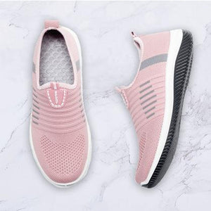 Women knit summer breathable slip on sneakers