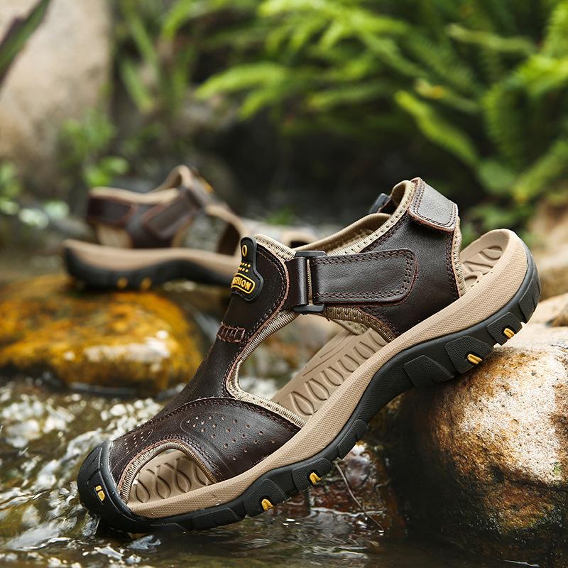 Men Summer Shoes Breathable Casual Beach Hiking Sandals - fashionshoeshouse