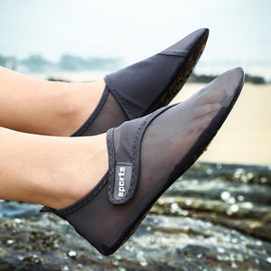 Women Barefoot Mesh Quick-Dry Water Beach Swim Shoes - fashionshoeshouse