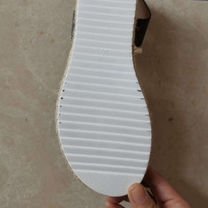 Women's espadrille platform peep toe slingback sandals