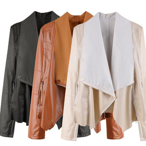 Women fashion outerwear shawl collar long sleeve ladies jackets