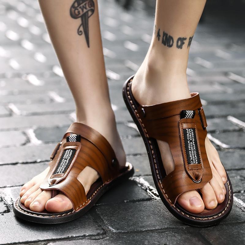 Men Sandals Slip On Fashion Flip Flops