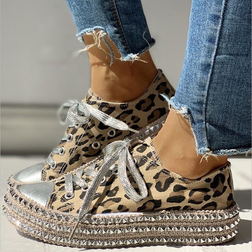 Women's glitter sneakers lace-up rhinestone shiny casual shoes