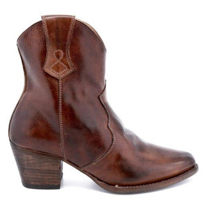 Women's short cowboy boots pointed toe ankle western boots