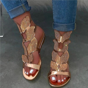 Women Rhinestone Bling Fashion Gladiator Sandals