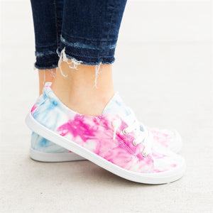 Women colorful summer outdoor casual slip on sneakers