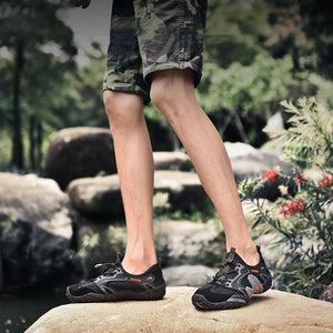 Men summer breathable casual hiking water lace up sandals