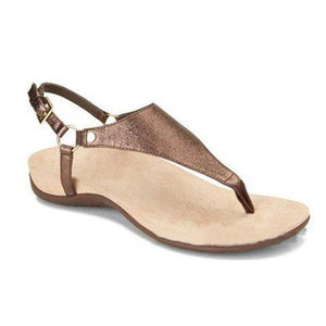 Women ankle strap summer 
casual thong sandals