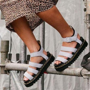 Women's peep toe platform rome gladiator sandals