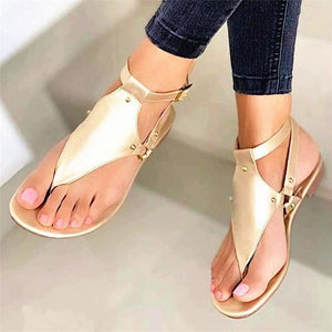 Women's flat ankle strap gladiator sandals