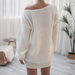 Women dressy pullover long sleeve crew neck sweater