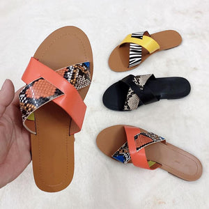 Women's boho criss cross beach sandals