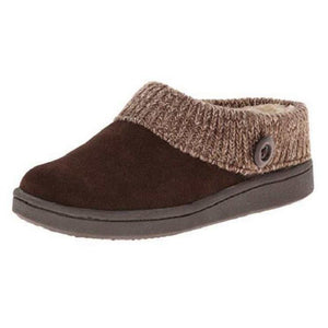 Women's warm lining slip on snow boots flat keep warm booties