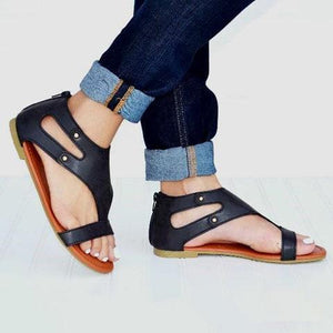 Ankle strap gladiator sandals casual walking sandals