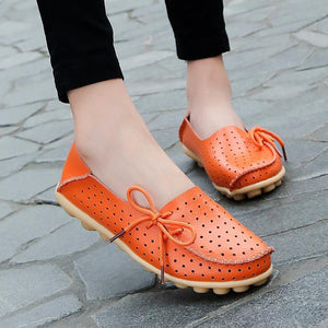 20 Colors Hollow out Breathable Loafers for Women - GetComfyShoes