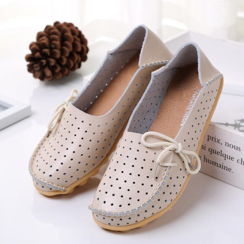 20 Colors Hollow out Breathable Loafers for Women - GetComfyShoes