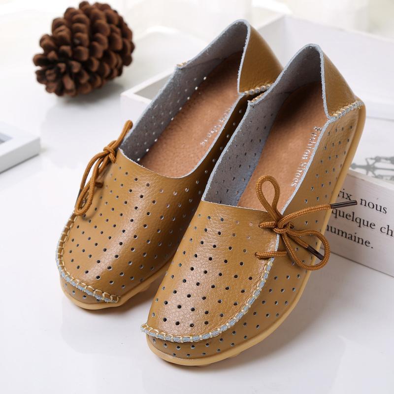 20 Colors Hollow out Breathable Loafers for Women - GetComfyShoes