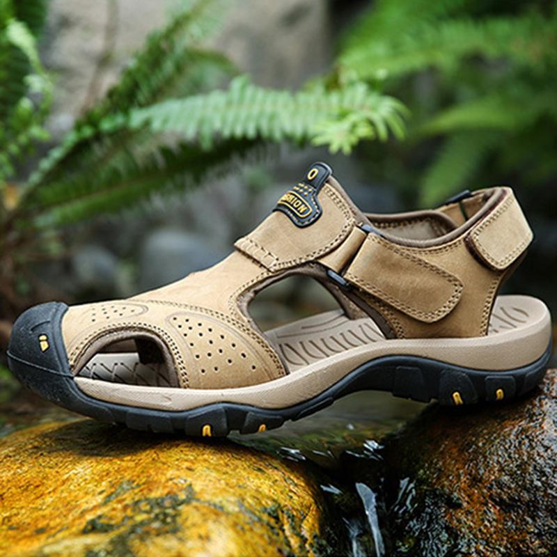 Men Summer Shoes Breathable Casual Beach Hiking Sandals - fashionshoeshouse