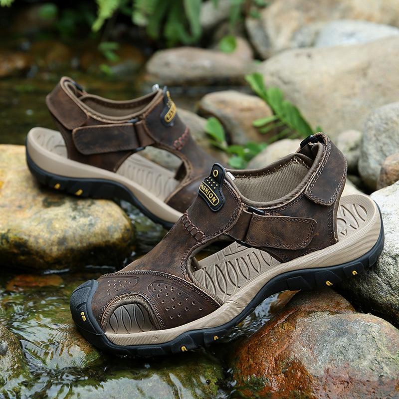 Men Summer Shoes Breathable Casual Beach Hiking Sandals - fashionshoeshouse