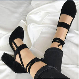 Chunky Heel Platform Bow-knot Straps Sandals - GetComfyShoes