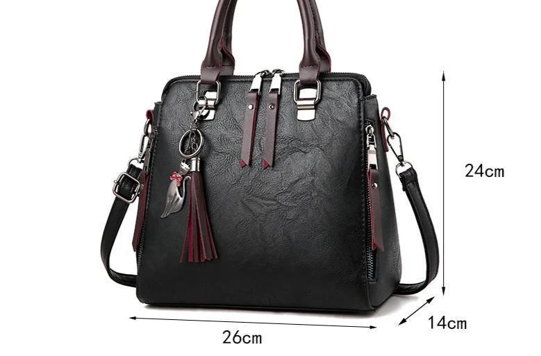 Vintage Ladies HandBags Shoulder Bags With Tassel - GetComfyShoes