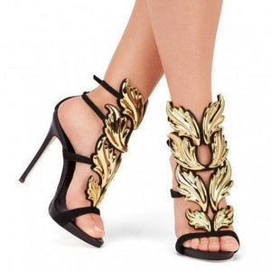 Women's sexy stiletto gladiator sandals for party nightclub