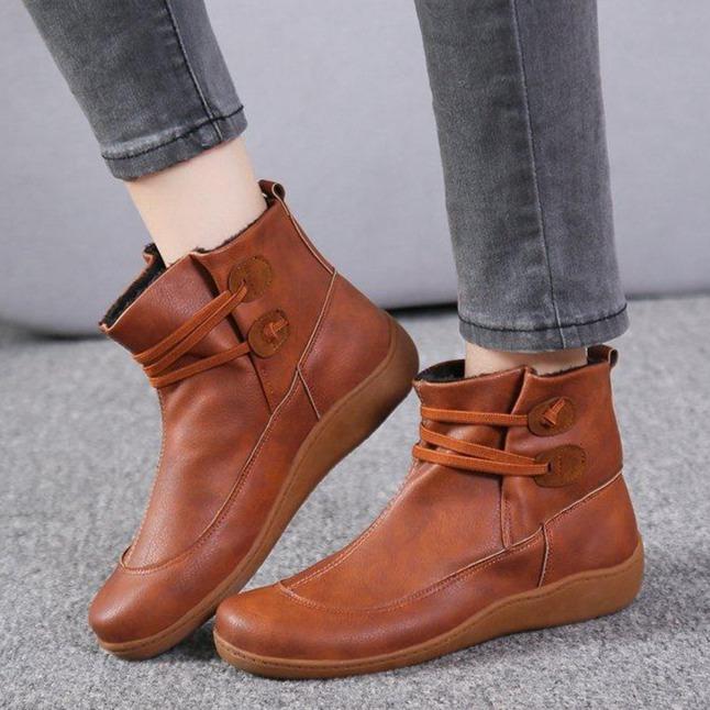 Women fashion elastic strap slip on short ankle boots