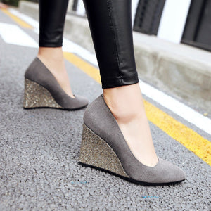 Women pointed toe buckle strap back bowknot hollow stiletto high heels