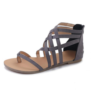Rome Style Cross Tied Sandals
