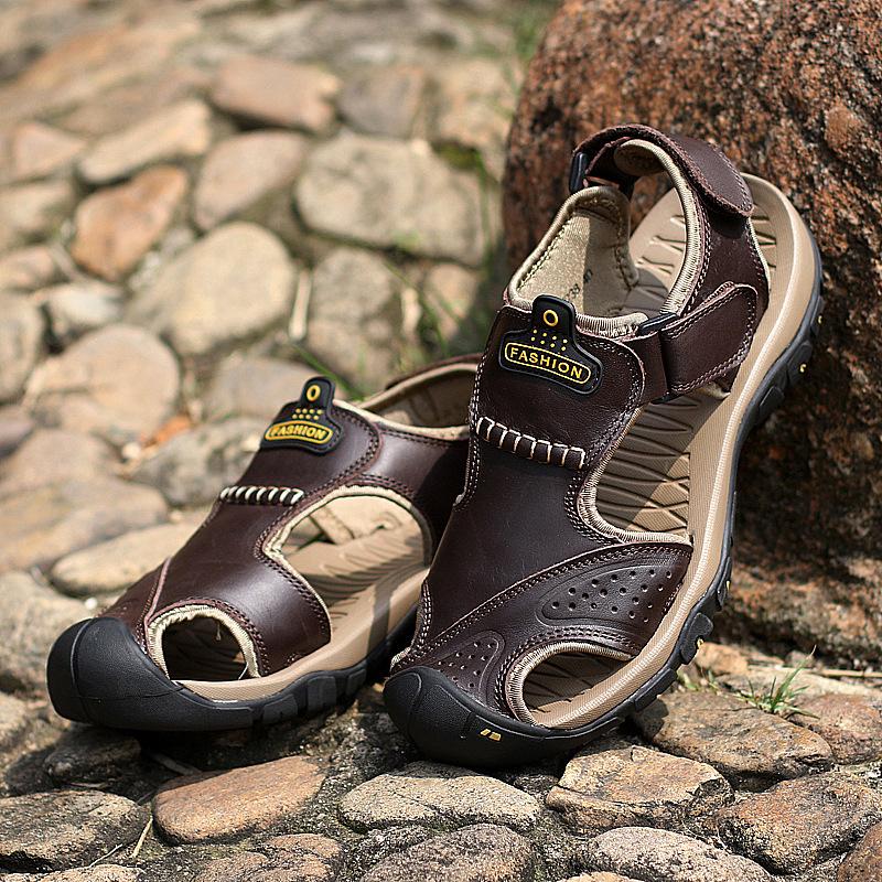 Men Summer Shoes Breathable Casual Beach Hiking Sandals - fashionshoeshouse