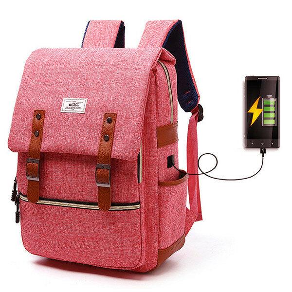 Backpack with USB Charging Port Lock Outdoor Backpack For Men And Women School Backpack Casual - Getcomfyshoes