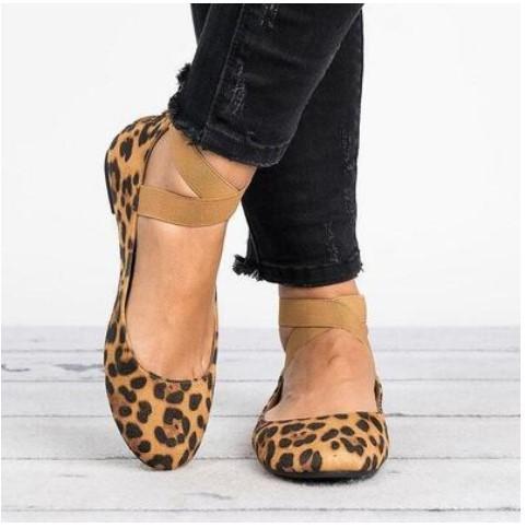 Elastic Band Casual Flats - GetComfyShoes