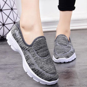 Women Walking Shoes Casual Slip On Comfy Sneakers - fashionshoeshouse