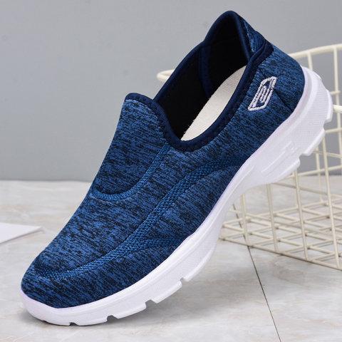 Women Walking Shoes Casual Slip On Comfy Sneakers - fashionshoeshouse