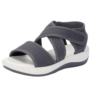 Women criss cross strap summer casual slip on flat sandals