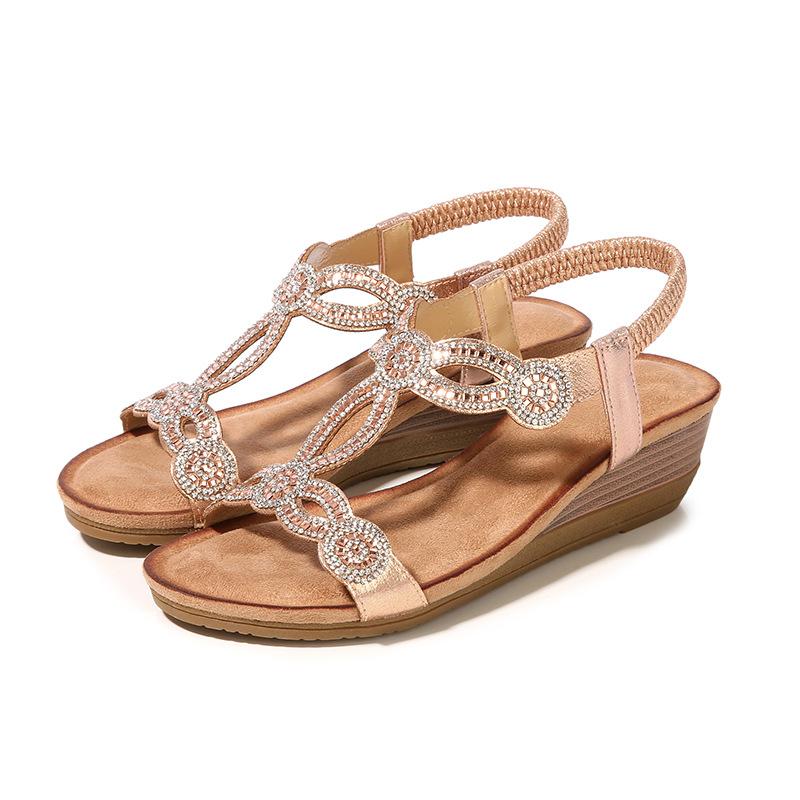 Vintage Hollow Flowers Adjustable Sandals