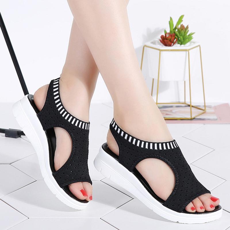 Summer Breathable Comfort Mesh Platform Sandals